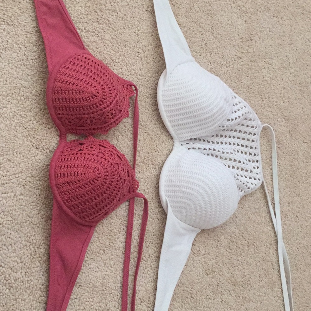 2 Crocheted bathing suits